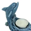 Detailansicht von Teelicht - Delfin