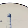 Teller - Leuchtturmdesign – Detail der Oberfläche