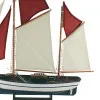 Segel-Yacht in Nahaufnahme