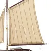 Segel-Yacht in Nahaufnahme