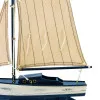 Segel-Yacht in Nahaufnahme