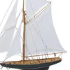 Segel-Yacht in Nahaufnahme