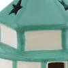 Leuchtturm mit Teelicht – Detail der Oberfläche