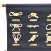 Detailansicht von Knoten-Wandbehang