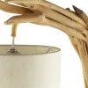 Treibholz-Lampe mit Schirm – Detail der Oberfläche