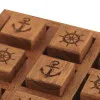 Spiel - Anker & Steuerrad – Detail der Oberfläche