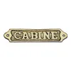 Türschild CABINE