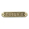 Türschild TOILET