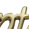 Türschild Schrift Captain – Detail der Oberfläche