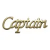 Türschild Schrift Captain