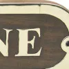 Türschild CABINE in Nahaufnahme