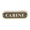 Türschild CABINE