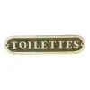 Türschild TOILETTES