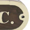Türschild W.C. in Nahaufnahme