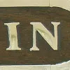 Türschild CAPTAIN in Nahaufnahme