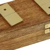 Domino-Spiel in Holzbox – weitere Ansicht