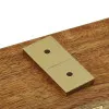 Domino-Spiel in Holzbox – Detail der Oberfläche