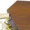 Sextant mit Microeinstellung in Holzbox – Detail der Oberfläche