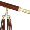 Stand-Teleskop mit Holzummantelung – Detail der Oberfläche