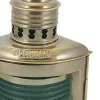 Steuerbordlampe mit Petroleumbrenner in Nahaufnahme