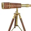 Detailansicht von Dreifuß-Teleskop