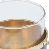 Grog-Glas mit Untersetzer – Detail der Oberfläche