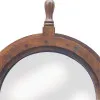 Spiegel-Steuerrad – Detail der Oberfläche