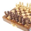 Detailansicht von Schachspiel in der Faltbox