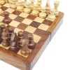 Schachspiel in der Faltbox in Nahaufnahme