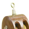 Detailansicht von Doppel-Blockrolle