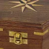 Holzbox mit Windrose-Inlay – weitere Ansicht