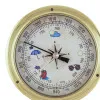 Detailansicht von Barometer mit Design-Zifferblatt