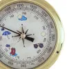 Barometer mit Design-Zifferblatt in Nahaufnahme