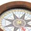 Kompass mit Glas im Deckel – Detail der Oberfläche
