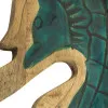 Platte - Seepferdchen – Detail der Oberfläche
