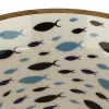 Schale - Fischschwarm – Detail der Oberfläche