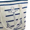 Strandtasche / Handtasche mit Anker-Motiv in Nahaufnahme