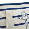 Strandtasche / Handtasche mit Anker-Motiv – Detail der Oberfläche