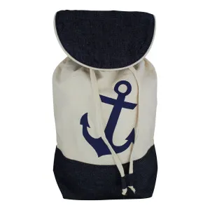 Strandbeutel / Rucksack mit Anker-Motiv